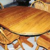 Dining Table and Chairs - Oak    (Table had structural damage as well as terrible water damage to the top.